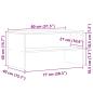 Preview: TV-Schrank Altholz-Optik 80x40x40 cm Holzwerkstoff