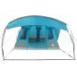 Preview: Tunnelzelt 5 Personen Blau Wasserdicht