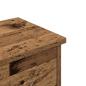 Preview: Wandschrank Altholz-Optik 88x26x18,5 cm Holzwerkstoff