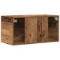 Preview: Wandschrank Altholz-Optik 80x39x40 cm Holzwerkstoff