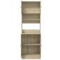 Preview: Küchenschrank Sonoma-Eiche 60x50x180 cm Holzwerkstoff
