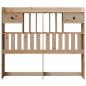 Preview: Kopfteil mit Stauraum 135 cm Massivholz Kiefer