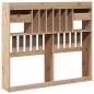 Preview: Kopfteil mit Stauraum 135 cm Massivholz Kiefer