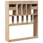 Preview: Kopfteil mit Stauraum 90 cm Massivholz Kiefer