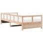 Preview: Tagesbett mit Matratze 90x200 cm Massivholz Kiefer