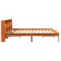 Preview: Massivholzbett ohne Matratze Wachsbraun 180x200 Kiefernholz