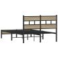 Preview: Bettgestell ohne Matratze Sonoma-Eiche 120x190 cm Holzwerkstoff