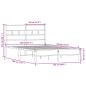 Preview: Bettgestell ohne Matratze Sonoma-Eiche 120x190 cm Holzwerkstoff