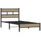 Preview: Bettgestell ohne Matratze Sonoma-Eiche 80x200 cm Holzwerkstoff