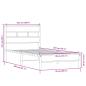 Preview: Bettgestell ohne Matratze Sonoma-Eiche 80x200 cm Holzwerkstoff