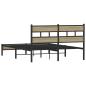 Preview: Bettgestell ohne Matratze Sonoma-Eiche 137x190 cm Holzwerkstoff