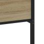Preview: Bettgestell ohne Matratze Sonoma-Eiche 100x200 cm Holzwerkstoff
