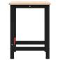 Preview: Werkbank 100x60x81,5 cm Massivholz Eiche Rechteckig