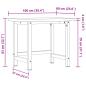 Preview: Werkbank 100x60x83 cm Massivholz Buche Rechteckig