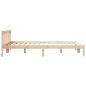 Preview: Massivholzbett Extra Lang ohne Matratze 140x220 Kiefernholz