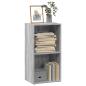 Preview: ARDEBO.de - Bücherregal Grau Sonoma 40x30x77 cm Holzwerkstoff