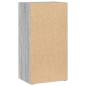 Preview: Bücherregal Grau Sonoma 40x30x77 cm Holzwerkstoff