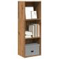 Preview: ARDEBO.de - Bücherregal Artisan-Eiche 40x30x114 cm Holzwerkstoff