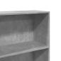 Preview: Bücherregal Betongrau 60x30x152 cm Holzwerkstoff