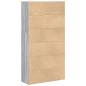 Preview: Bücherregal Grau Sonoma 80x30x152 cm Holzwerkstoff