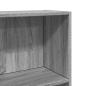 Preview: Bücherregal Grau Sonoma 80x30x152 cm Holzwerkstoff