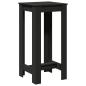 Preview: Bartisch Schwarz 51x50x103,5 cm Holzwerkstoff