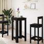 Preview: Bartisch Schwarz 51x50x103,5 cm Holzwerkstoff