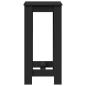Preview: Bartisch Schwarz 51x50x103,5 cm Holzwerkstoff