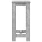 Preview: Bartisch Betongrau 51x50x103,5 cm Holzwerkstoff