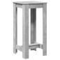 Preview: Bartisch Betongrau 51x50x103,5 cm Holzwerkstoff
