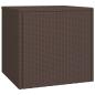 Preview: Garten-Beistelltische 3 Stk. Braun Poly Rattan