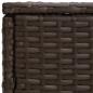 Preview: Garten-Beistelltische 3 Stk. Braun Poly Rattan