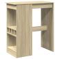 Preview: Bartisch mit Regal Sonoma-Eiche 90x47,5x103,5 cm Holzwerkstoff
