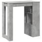 Preview: Bartisch mit Regal Betongrau 102x50x103,5 cm Holzwerkstoff