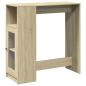 Preview: Bartisch mit Regal Sonoma-Eiche 101x40x103,5 cm Holzwerkstoff