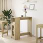 Preview: Bartisch mit Regal Sonoma-Eiche 101x40x103,5 cm Holzwerkstoff