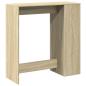 Preview: Bartisch mit Regal Sonoma-Eiche 101x40x103,5 cm Holzwerkstoff