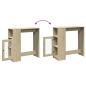 Preview: Bartisch mit Regal Sonoma-Eiche 101x40x103,5 cm Holzwerkstoff