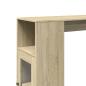 Preview: Bartisch mit Regal Sonoma-Eiche 101x40x103,5 cm Holzwerkstoff