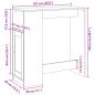 Preview: Bartisch mit Regal Sonoma-Eiche 101x40x103,5 cm Holzwerkstoff
