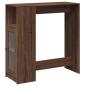 Preview: Bartisch mit Regal Braun Eiche 101x40x103,5 cm Holzwerkstoff