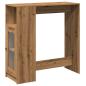 Preview: Bartisch mit Regal Artisan-Eiche 101x40x103,5 cm Holzwerkstoff