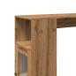 Preview: Bartisch mit Regal Artisan-Eiche 101x40x103,5 cm Holzwerkstoff