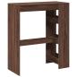 Preview: Bartisch mit Regal Braun Eiche 90x40x103,5 cm Holzwerkstoff