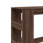 Preview: Bartisch mit Regal Braun Eiche 90x40x103,5 cm Holzwerkstoff