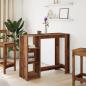 Preview: Bartisch mit Regal Altholz-Optik 124x46x103,5 cm Holzwerkstoff