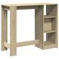 Preview: Bartisch mit Regal Sonoma-Eiche 124x46x103,5 cm Holzwerkstoff