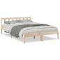 Preview: Massivholzbett Extra Lang ohne Matratze 140x210 Kiefernholz