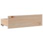 Preview: Massivholzbett mit Regal ohne Matratze 135x190 cm Kiefernholz
