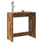 Preview: ARDEBO.de - Bartisch Altholz-Optik 102x50x103,5 cm Holzwerkstoff
